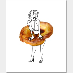 Pastel de nata - Marilyn's skirt Posters and Art